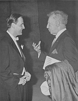Jörg Demus mit Artur Rubinstein Jörg Demus mit Artur Rubinstein